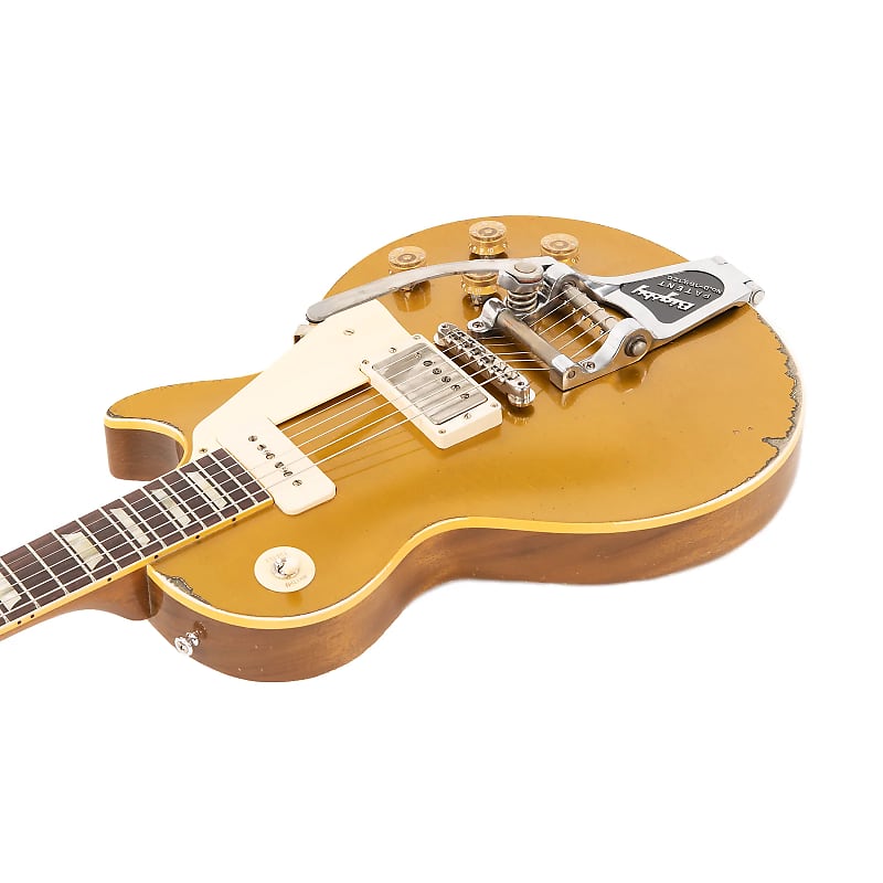 Gibson Custom Shop Murphy Lab Sergio Vallin '55 Les Paul Goldtop with Bigsby image 4