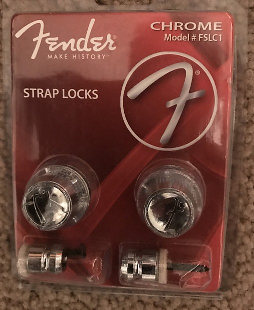 Fender Infinity Strap Locks - Chrome