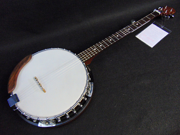 No Name Korean 5 String Banjo Natural Finish Professionally Set Up