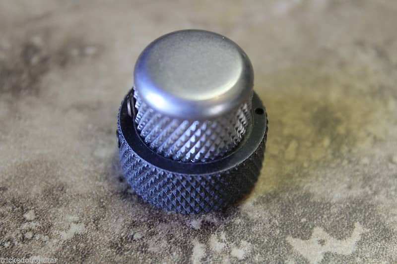 FENDER 62 JAZZ BASS CONCENTRIC KNOBS UPPER CHROME AND LOWER Reverb