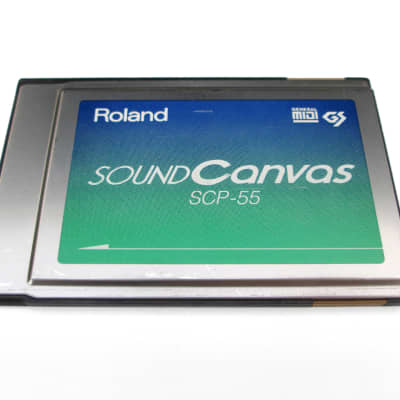 1995 Roland SCP-55 Sound Canvas PCMCIA Card with MCB-3 MIDI Connector Box |  Reverb