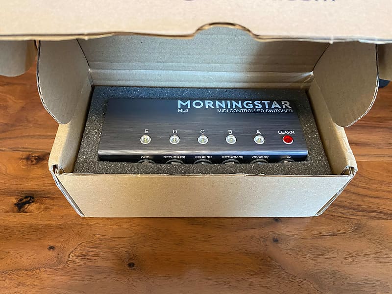 Morningstar MC6 MKII + ML5 Bundle Set Kit + Rockboard Midi Cable