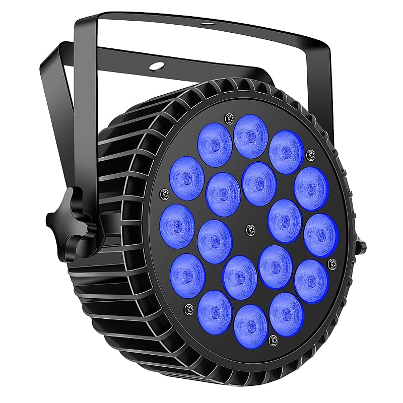 Par Lights Led Stage Lights, 10Wx18 Rgbw Uplight Stage Lighting Effect By  Dmx And Sound Activated Control Wash Light For Wedding Parties Church Club  Dj Live Show Reverb