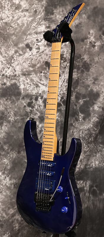 Grover Jackson Super Dinky Custom Blue S/N 304054 - Free