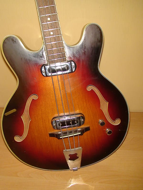 Musima 1657 GDR Germany Bass Guitar Vintage image 1