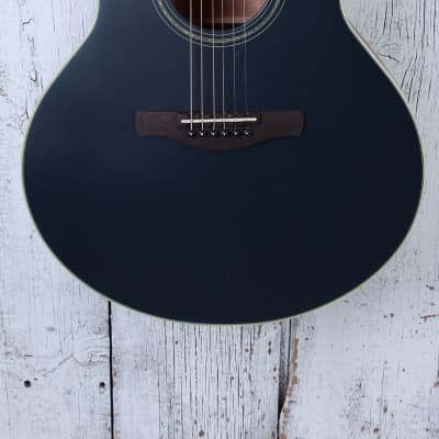 Ibanez AE Series AE100 Acoustic Electric Guitar Dark Tide Blue Flat Finish for sale