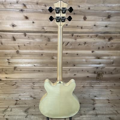 Guild Starfire II Flamed Maple Bass - Natural image 5