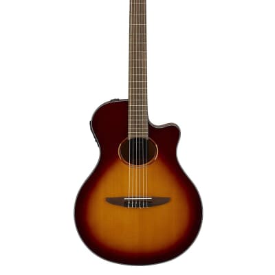 Yamaha Acoustic-Electric Nylon-String Guitar, Brown Sunburst NTX1 BS image 2