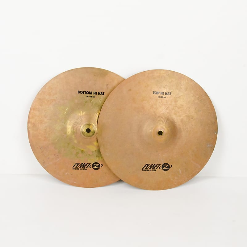 Used Zildjian Z 14" Hi Hat Cymbals Reverb
