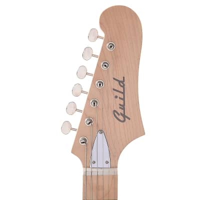 Guild Surfliner Catalina Blue 6-String Solid Body Electric Guitar with Maple Fingerboard, Mint image 11