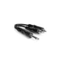 Hosa 6Y-Cable 1/4 Mono Male-(2)RCA Male"