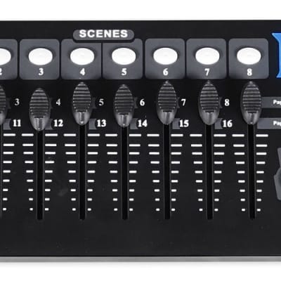 Rockville ROCKFORCE W4 384 Channel Wireless DMX Lighting Light  Controller+MIDI