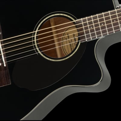 Fender Classic Design CC-60SCE Concert Black Electro Acoustic Guitar image 4