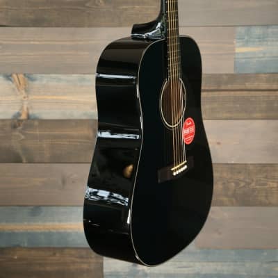 Fender CD-60S Dreadnought Acoustic Guitar  Black Walnut Fingerboard image 5