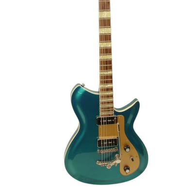 Rivolta Guitars Combinata XVII Electric Guitar, Adriatic Blue Metallic for sale