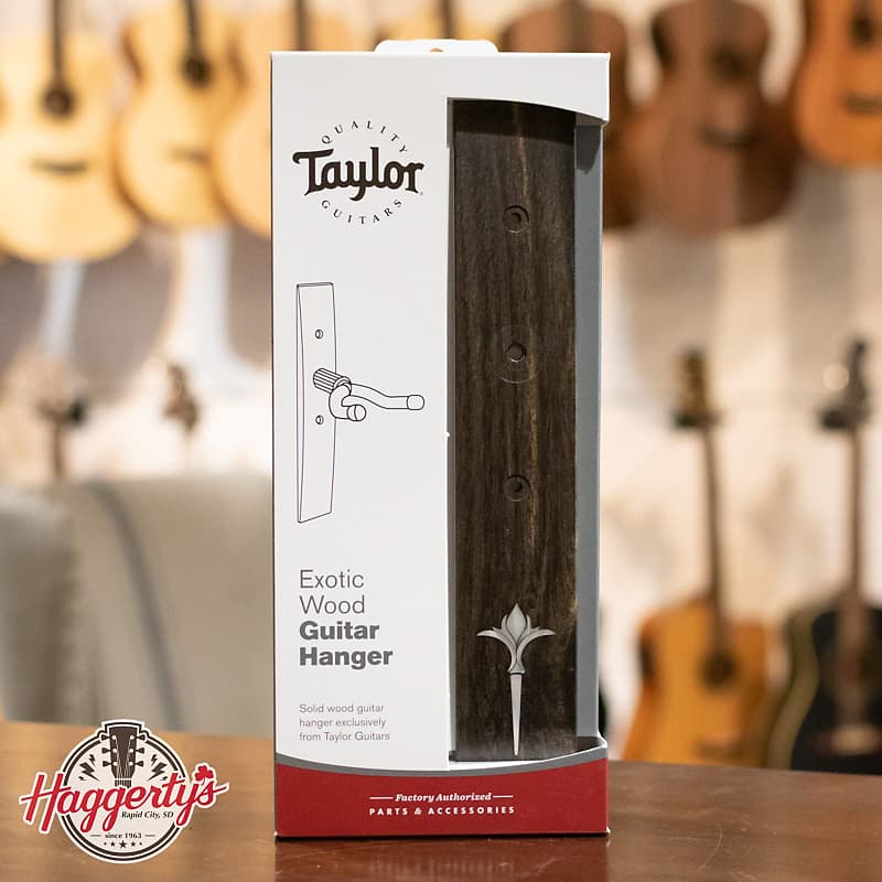 Taylor Ebony Guitar Hanger Acrylic Taylor Logo Inlay