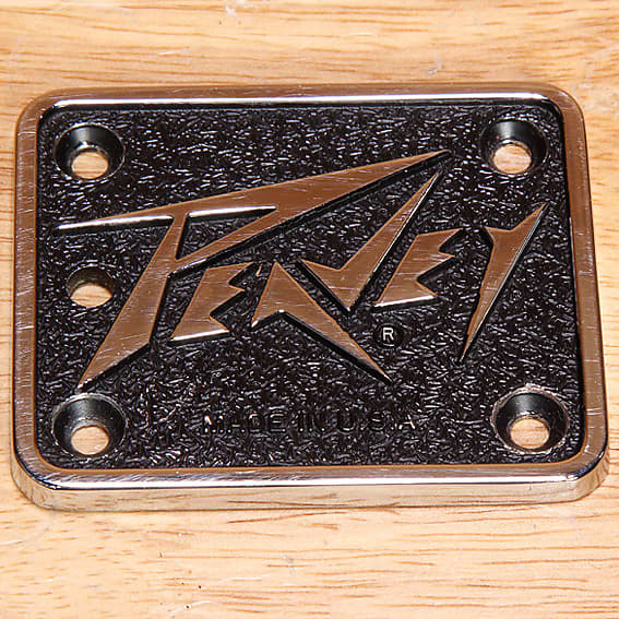 Peavey T-60 Electric Guitar Vintage Neck Back Plate T-40 Bass Neckplate image 1