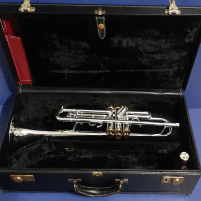 Getzen Eterna Large Bore 900S Model Silver Trumpet, Mouthpiece & Original case 1992-1994 Silver Plat image 24