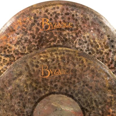 Meinl Cymbals Byzance 15" Extra Dry Medium Thin Hihats, Pair — Made in Turkey — Hand Hammered B20 Bronze, 2-Year Warranty, B15EDMTH, inch image 5