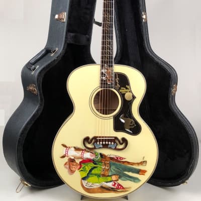 Rich & Taylor Roy Rogers "King of the Cowboys" Tribute Prototype Guitar Signed by Roy & Dale image 15
