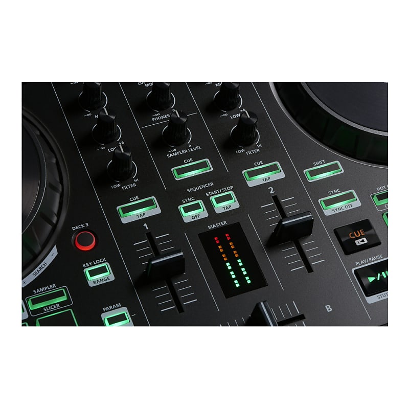 Roland DJ-202 Lightweight Design Easy-Grab Handles Plug-and-Play  Connectivity Two-Channel Four-Deck USB Powered Serato DJ Controller with Serato  DJ Pro Upgrade | Reverb