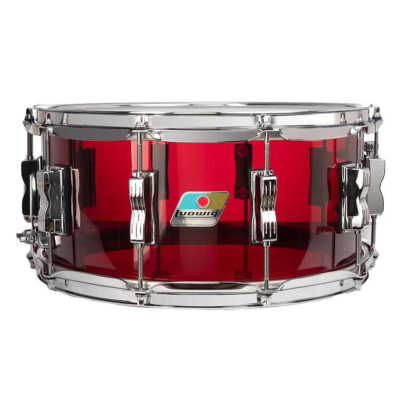 Ludwig VistaLite VL50 6.5x14-Inch 50th Anniversary Snare - Red image 1