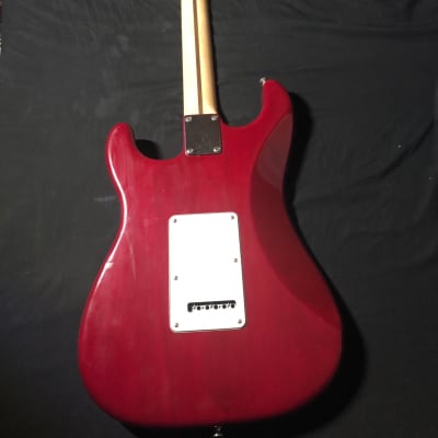 Fender Highway One Stratocaster with Rosewood Fretboard 2007 Midnight Wine Transparent image 14