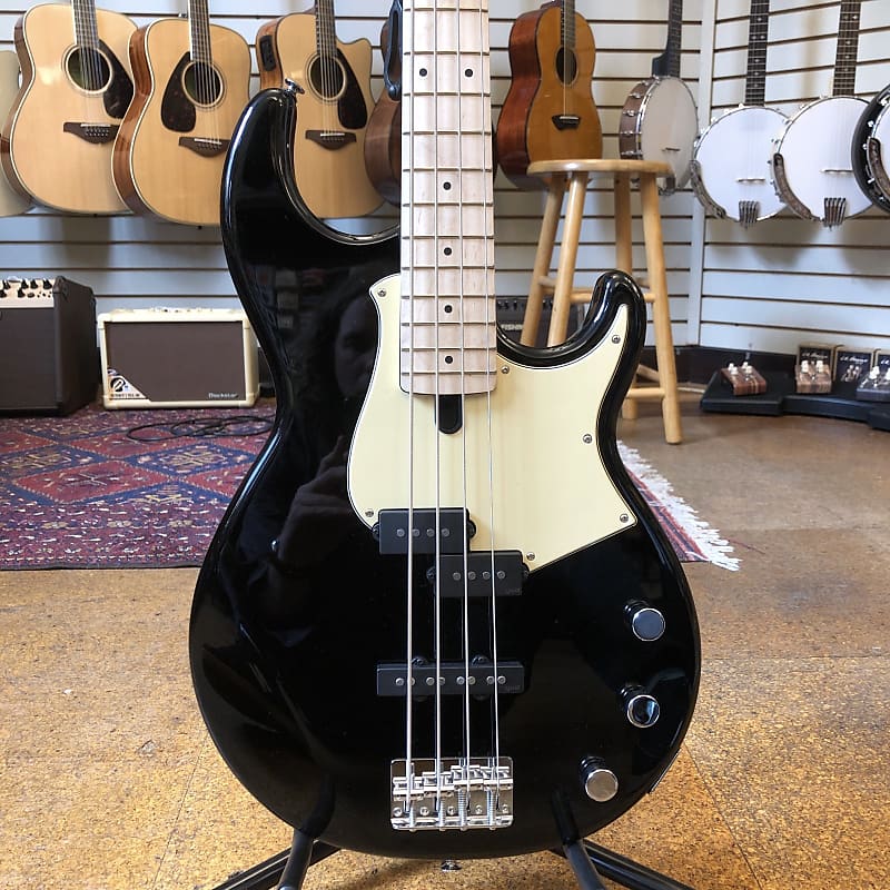 Yamaha BB434 4-String Bass Guitar Black w/Maple Fingerboard | Reverb