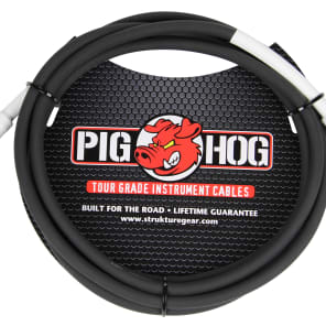 Pig Hog PH10 Tour-Grade 1/4" TS Straight Instrument Cable - 10'