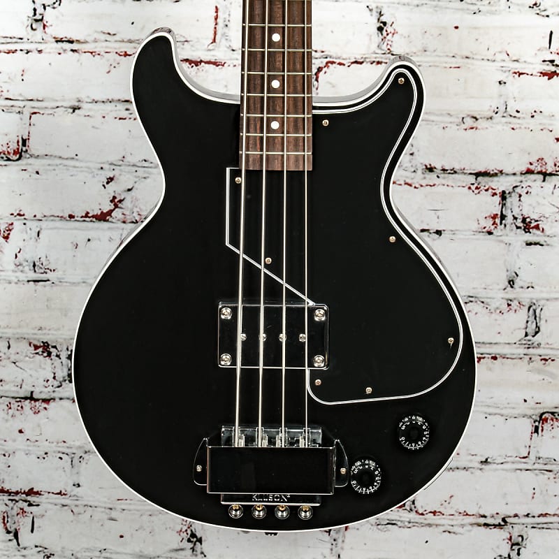 USED Gibson - Gene Simmons EB-0 - Bass Guitar - Ebony - w/ Gene Simmons EB-0 Bass Hardshell Case - xS048 image 1