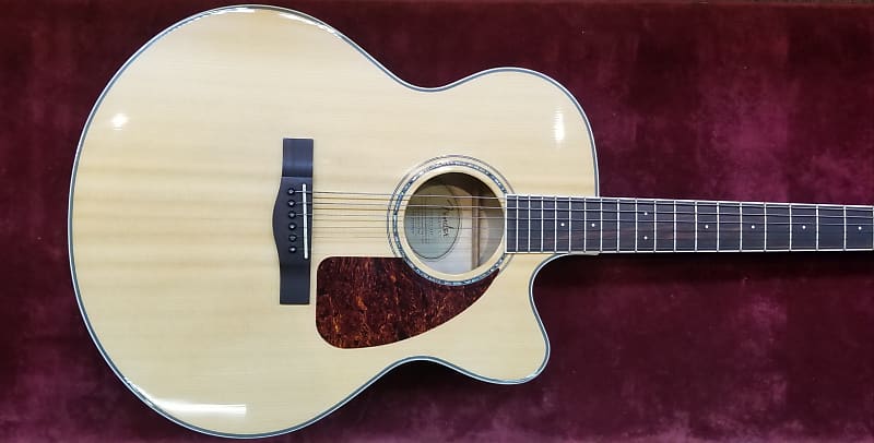 Fender CJ290SCE NAT Acoustic Electric Guitar - Natural Finish w