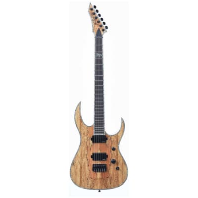 BC Rich Guitars Shredzilla Extreme Electric Guitar with Hipshot, Case, Strap, and Stand, Spalted Maple image 2