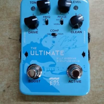 EBS Billy Sheehan Ultimate Signature Drive Pedal w/ Original box & paperwork image 3