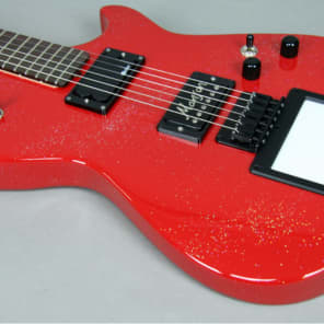 Manson MB-1 2013 Red Glitter Matthew Bellamy Signature Electric Guitar - MUSE image 1
