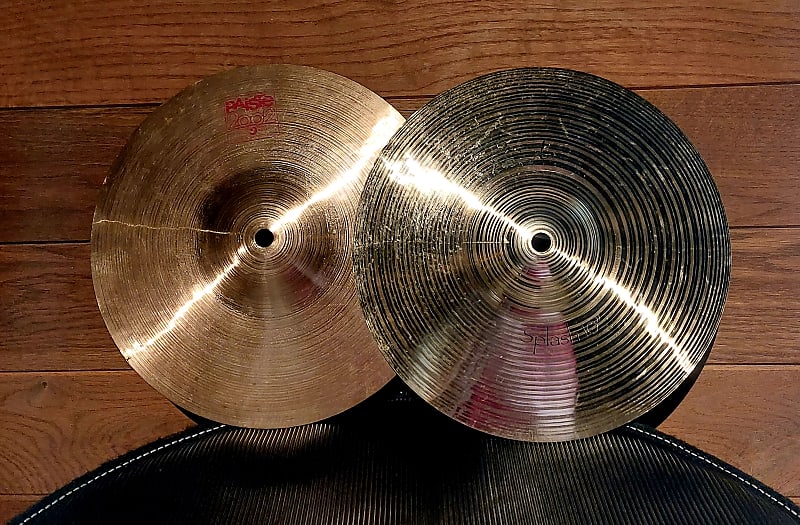 Paiste 10" Signatue and 2002 splash Pair 2000s - Traditional image 1