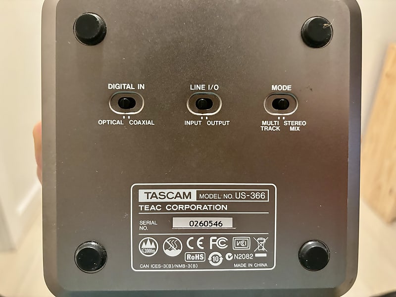 TASCAM US-366 USB Audio Interface