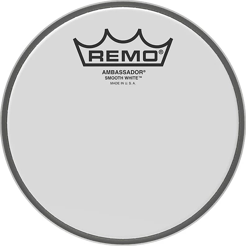 Ambassador Smooth White Series Drumhead: Snare/Tom 6 inch. Diameter Model image 1