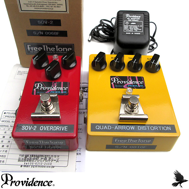 First Issue Free The Tone SOV-2 Overdrive + Quad Arrow Distortion  Providence Custom Shop Pre MS-SOV