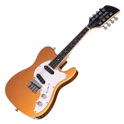 Eastwood Guitars Mandocaster LTD - Copper - Solidbody Electric Mandolin - NEW! image 5
