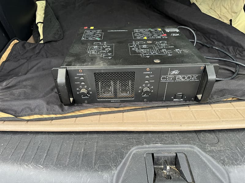 Peavey Cs 800x power amp - Black | Reverb