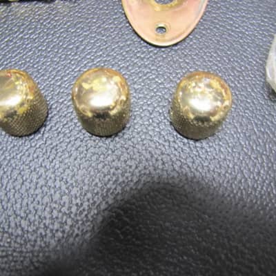 Fender Jazz Bass Hardware Set 1982 Gold image 2