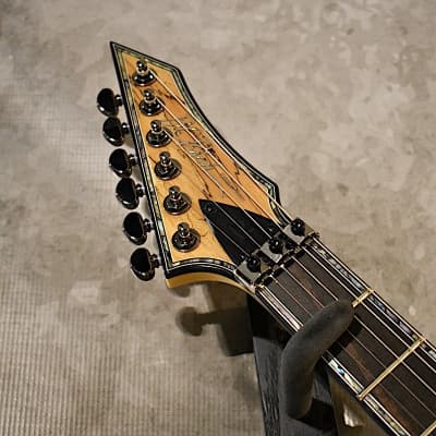 B.C. Rich Left Handed Mockingbird Extreme Exotic FR 2020 Spalted Maple Lefty Guitar image 6