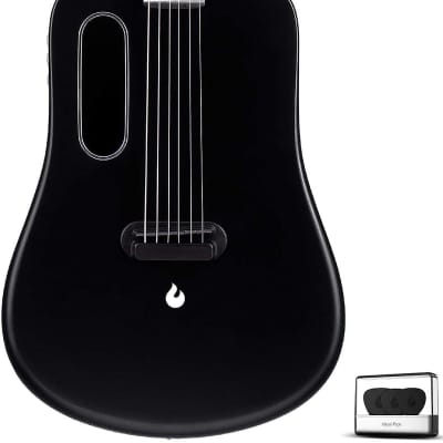 LAVA Music LAVA ME 2 Carbon Fiber Guitar, Black W/ built in