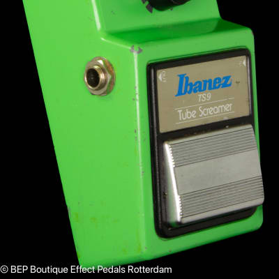 Ibanez TS-9 Tube Screamer 1982 Japan s/n 238886 Black Label with JRC4558D op amp, The Edge U2 image 2