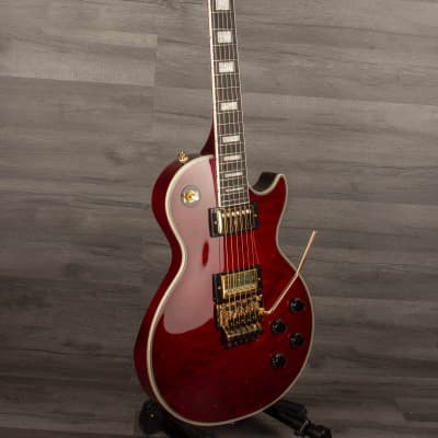 Epiphone Alex Lifeson Les Paul Custom Axcess Quilt - Ruby (Incl. Hard Case) image 6