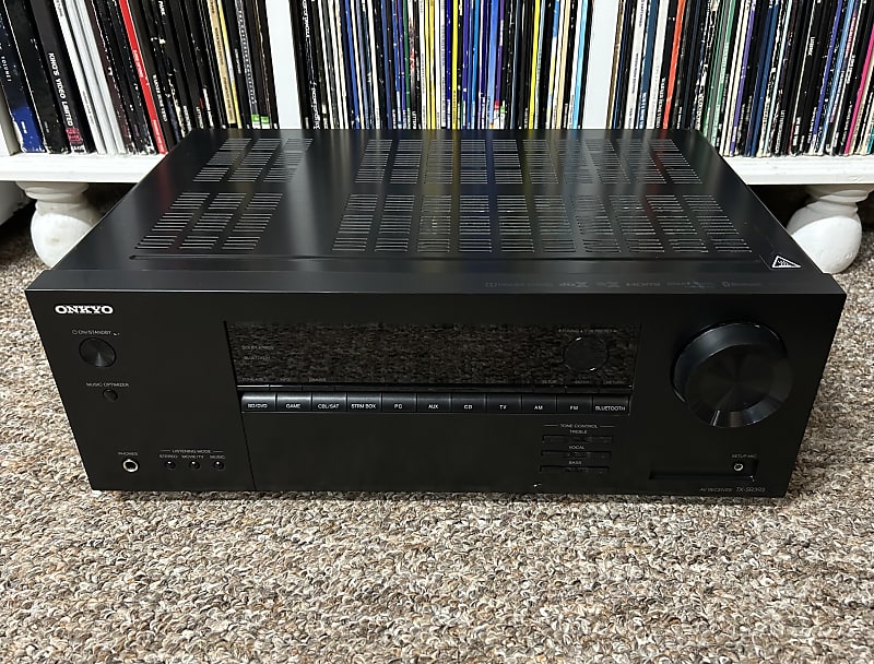 Onkyo TX-SR373 5.2-Channel AV Stereo Receiver w/ Bluetooth No Remote TESTED ✅  			