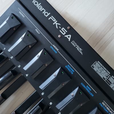 Roland PK-5A Dynamic MIDI Pedal Controller 2006 - 2012 - Black+Roland PK5 image 5