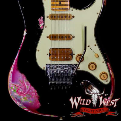 Pre Owned Fender Custom Shop '66 Relic HSS Floyd Rose | Reverb