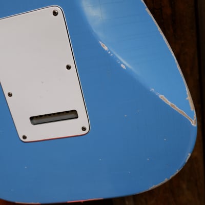 Keith Holland Customs S-ANS #1316 - Taos Turquoise Nitro with Hard Case image 22