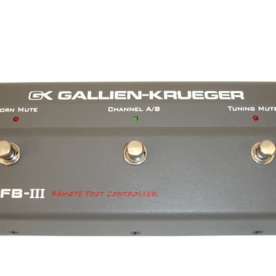 Gallien-Krueger RFB-III Remote Foot Controller with Cable for 2001RB Head image 2